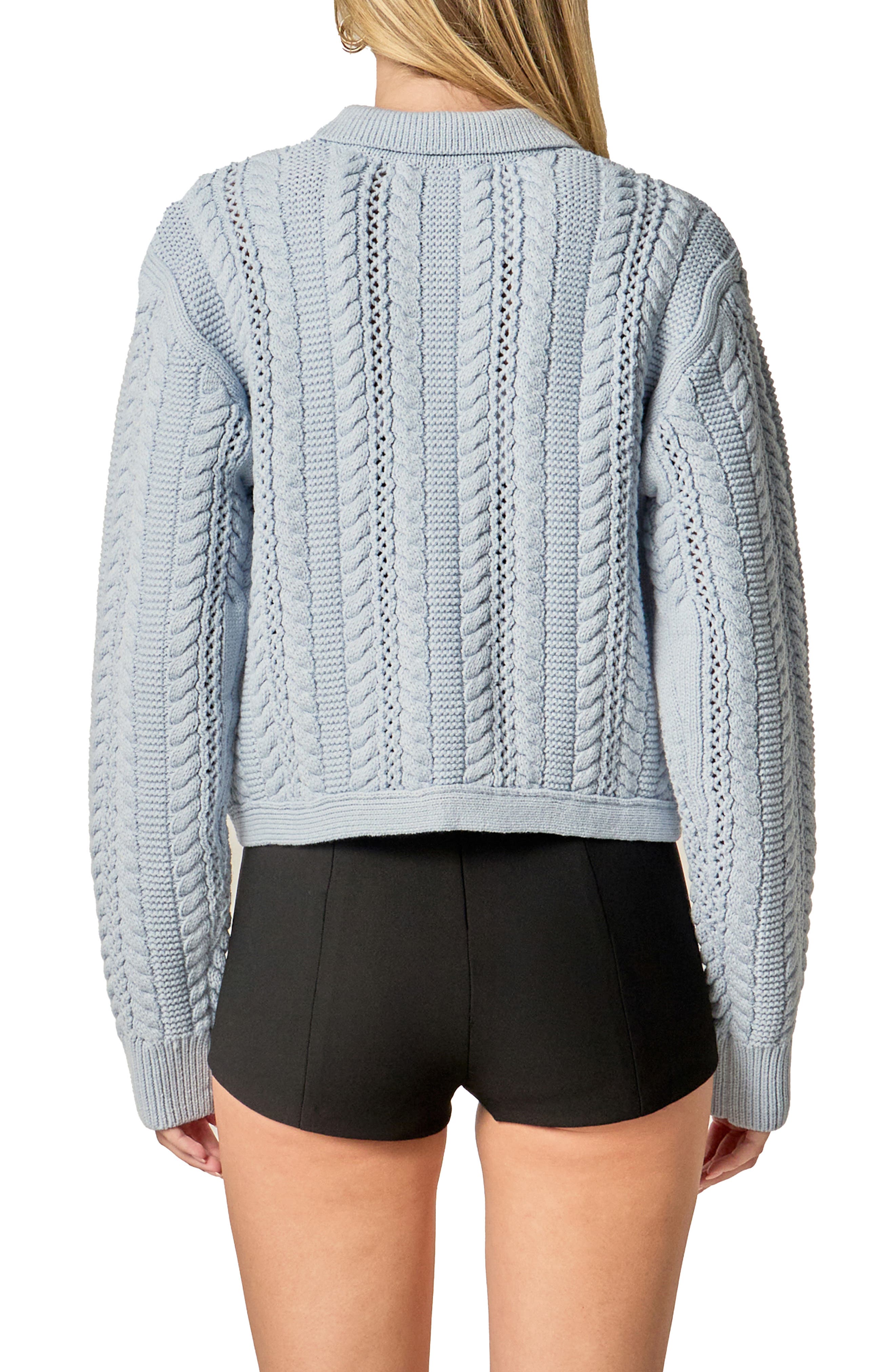 Cable Bow Cardigan - image 2