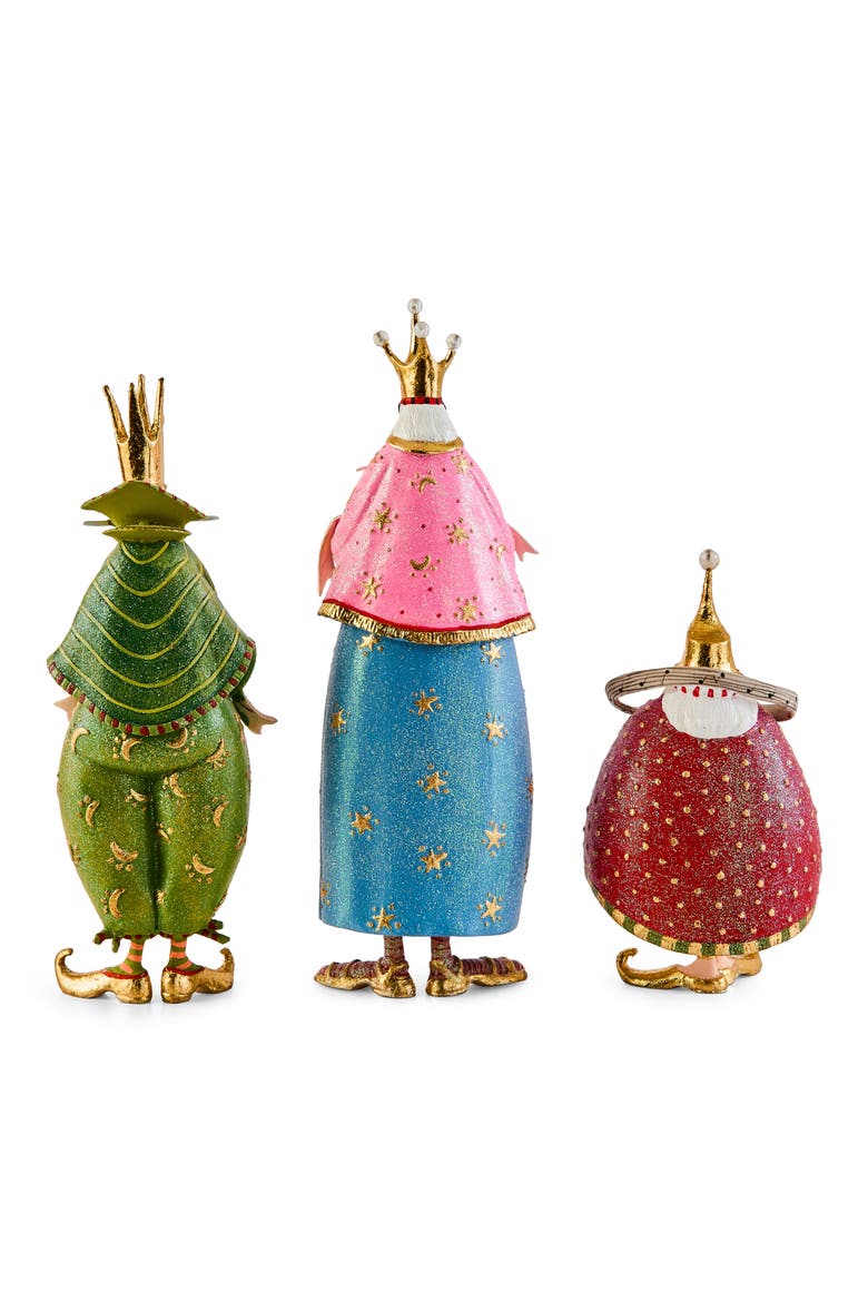 Patience Brewster Nativity Wisemen Decorations, Alternate, color, MULTI