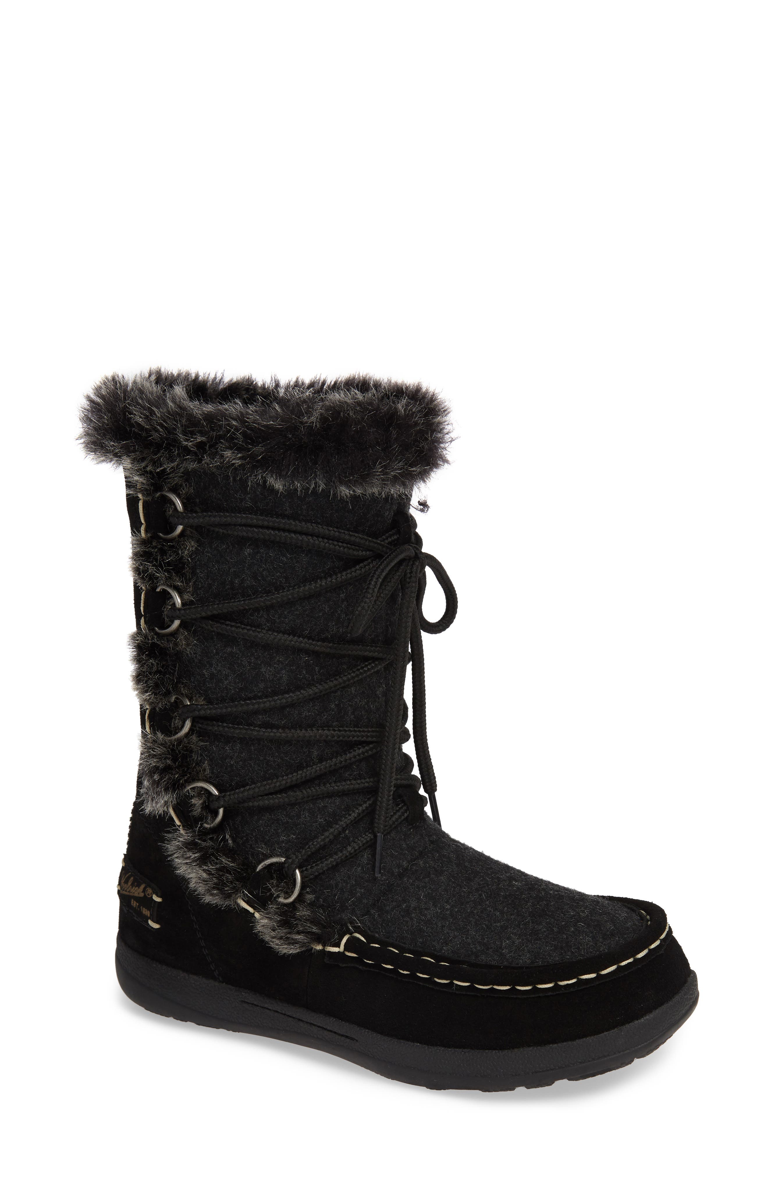 Woolrich Lace Up Bootie, Main, color, 