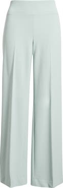Anne Klein High Waist Pull On Wide Leg Pants