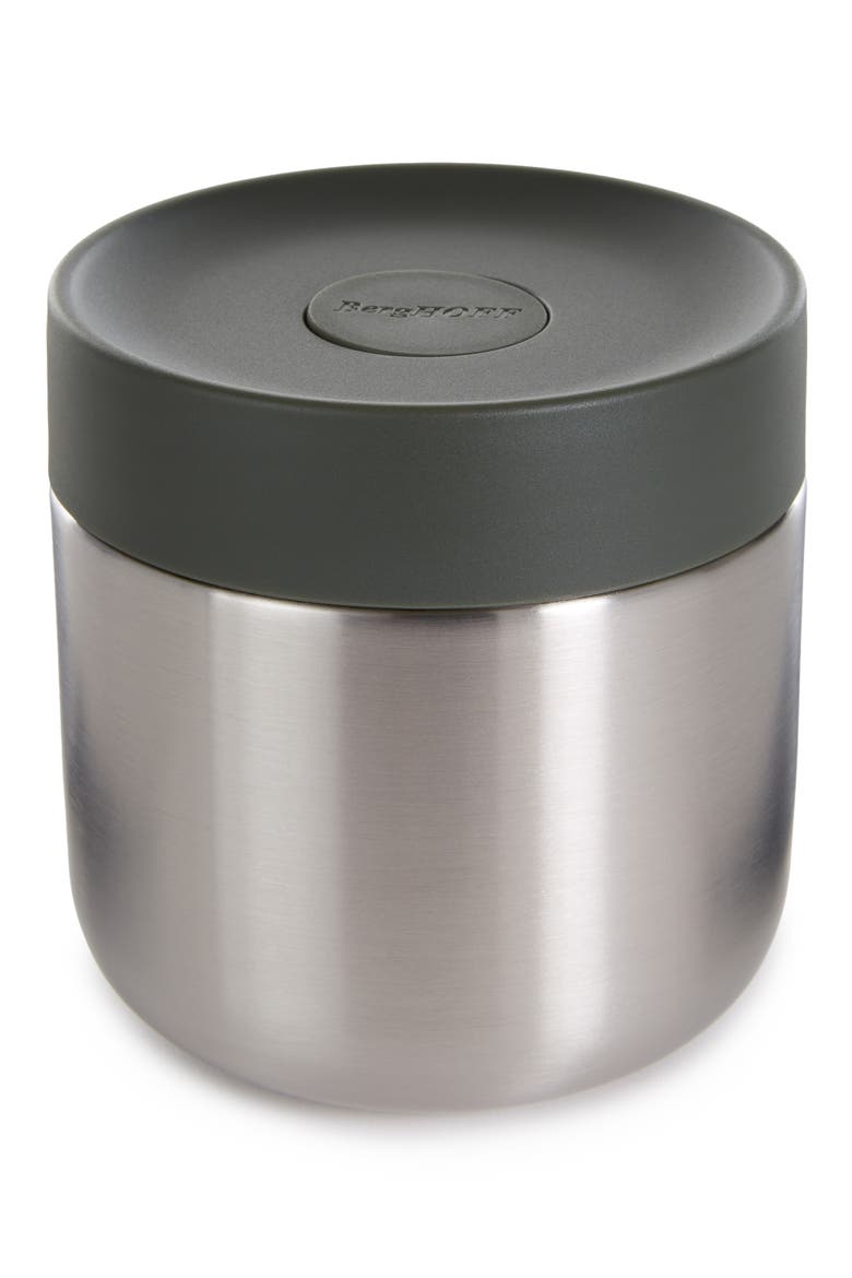 Nommie 12-Ounce Stainless Steel Food Container, Main, color, STEEL