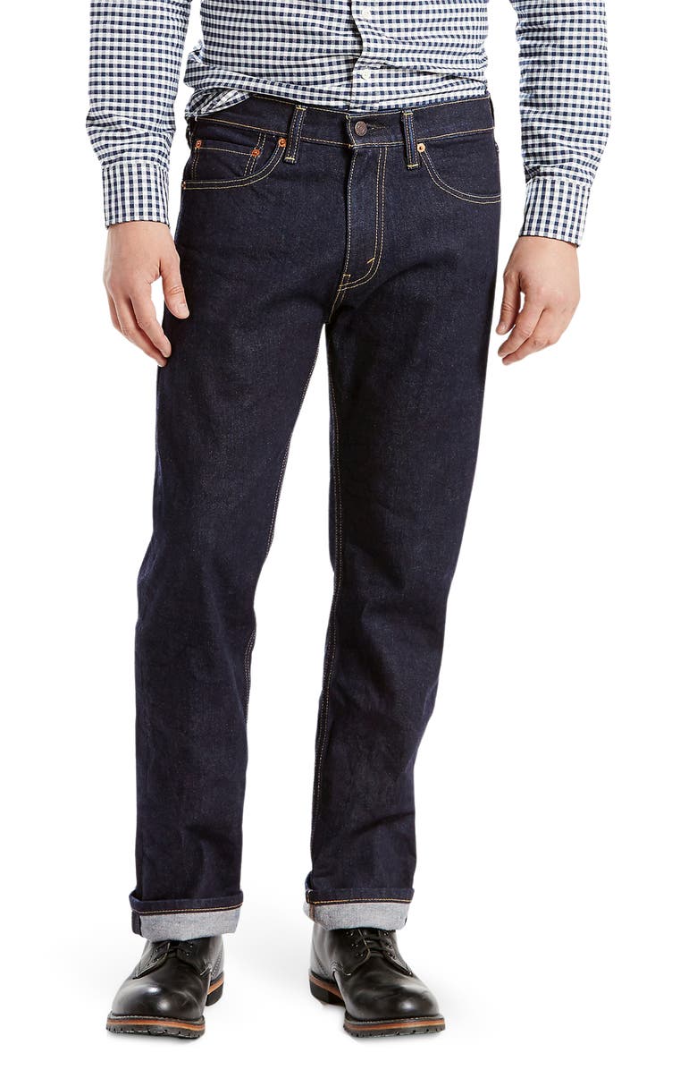 Levi's<sup>®</sup> 505 Regular Fit Straight Leg Jeans, Main, color,