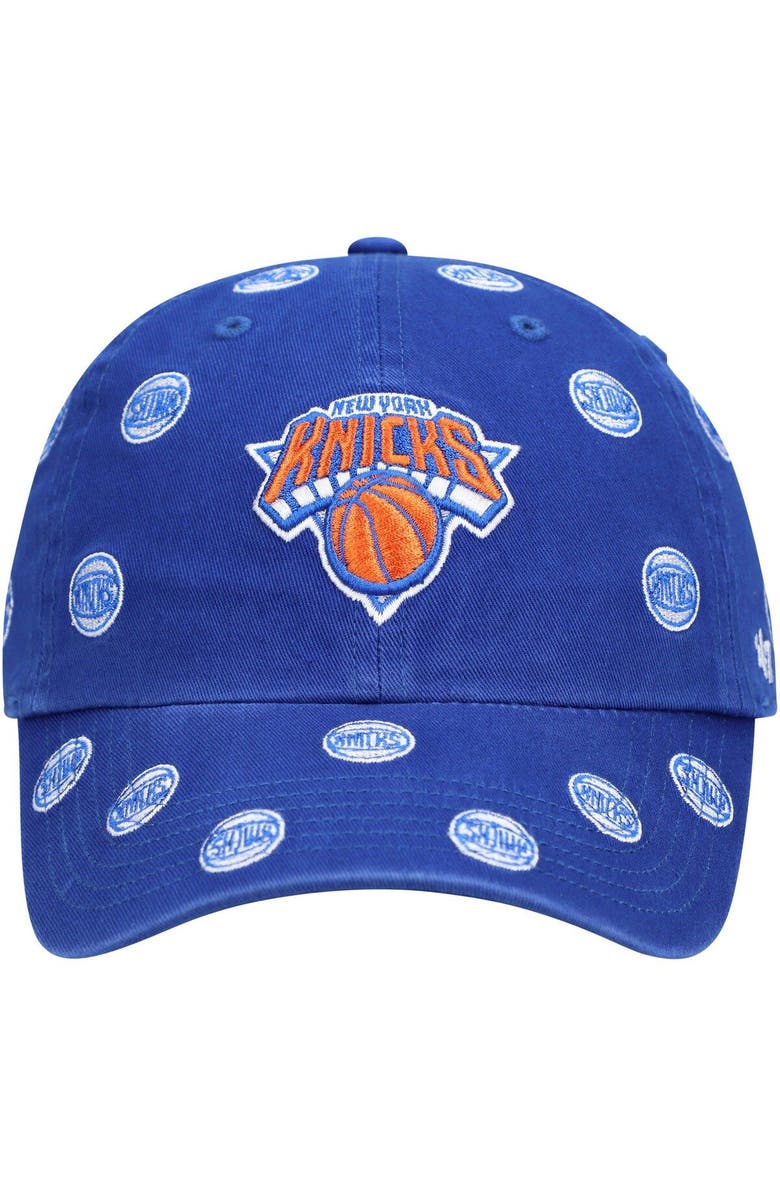 '47 Men's '47 Blue New York Knicks Confetti Cleanup Adjustable Hat, Alternate, color, 