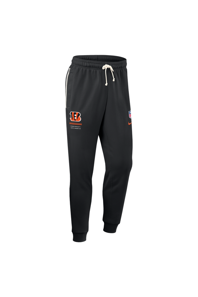 Men's Nike Black Cincinnati Bengals Sideline Standard Issue Touchback Kick Dri-FIT Taper Pants, Alternate, color, Black