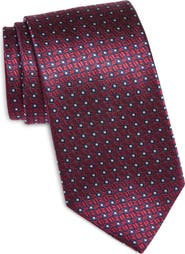 Canali Geometric Silk Tie