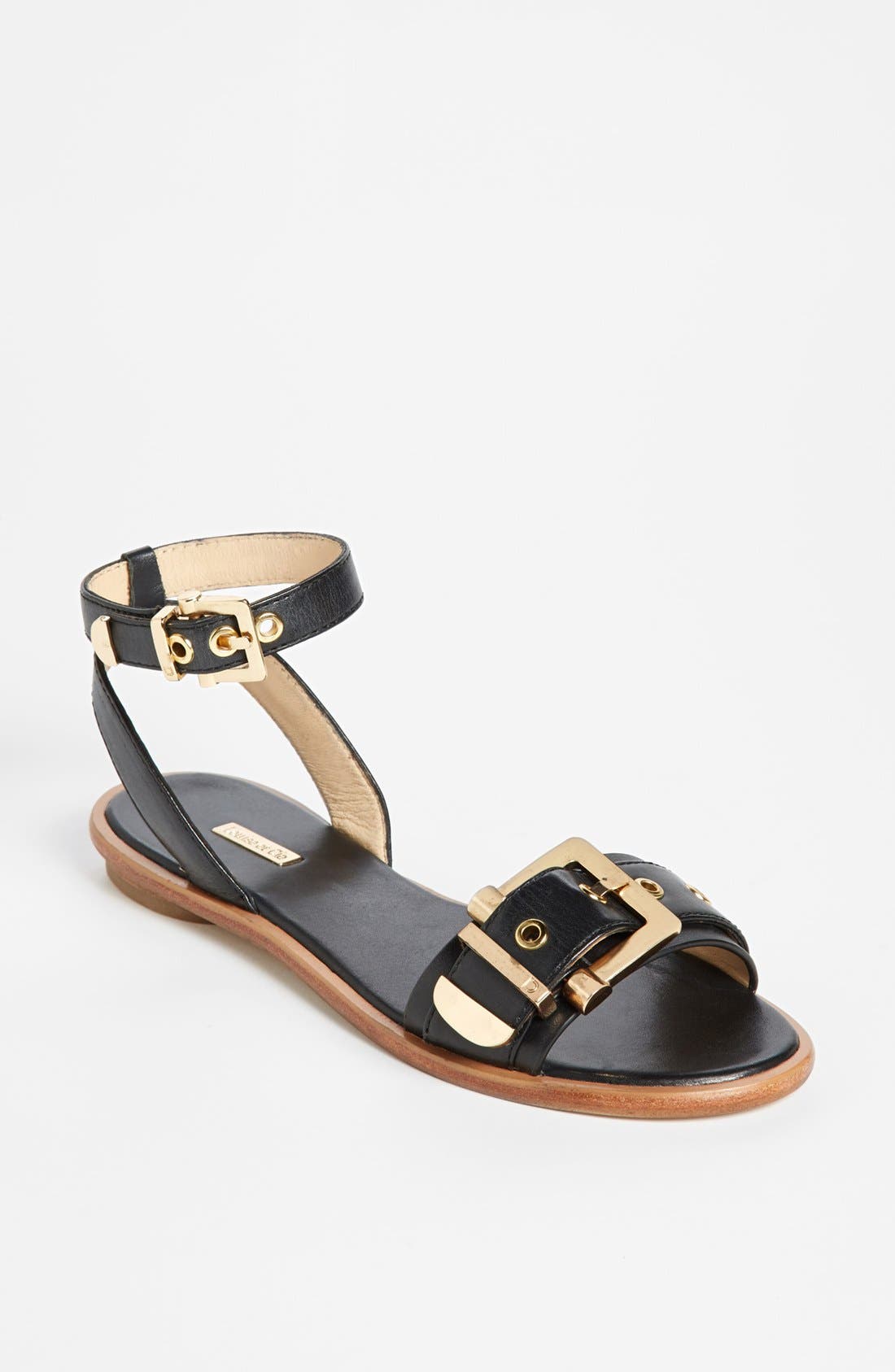 'Carrie' Sandal, Main, color, BLACK