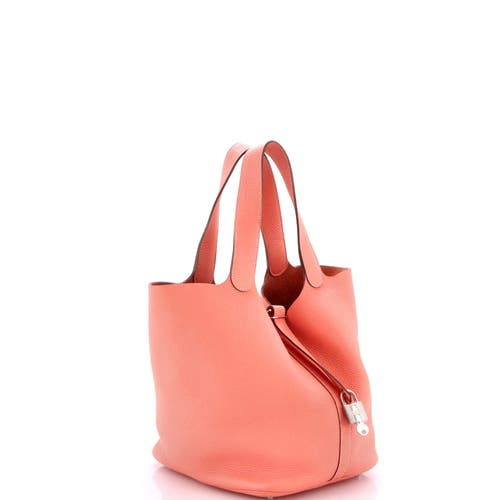 Pre-owned Hermes Hermes Picotin Lock Bag Clemence Gm