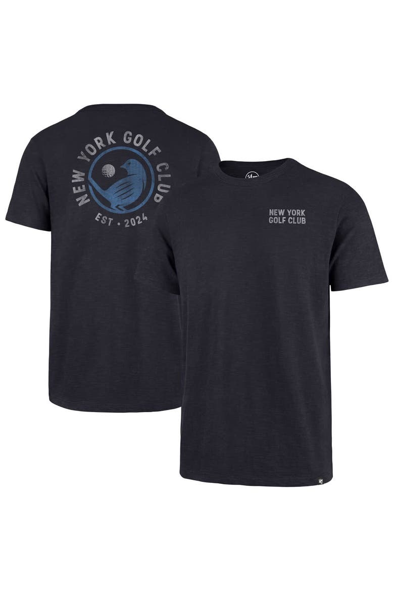 Men's '47  Navy TGL New York Golf Club Backer Scrum T-Shirt, Main, color, Navy