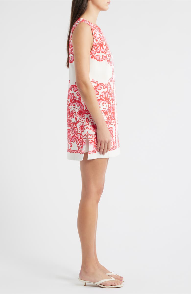 Lilly Pulitzer<sup>®</sup> Sadie Sleeveless Shift Romper, Alternate, color, Coconut Spicy Socialite