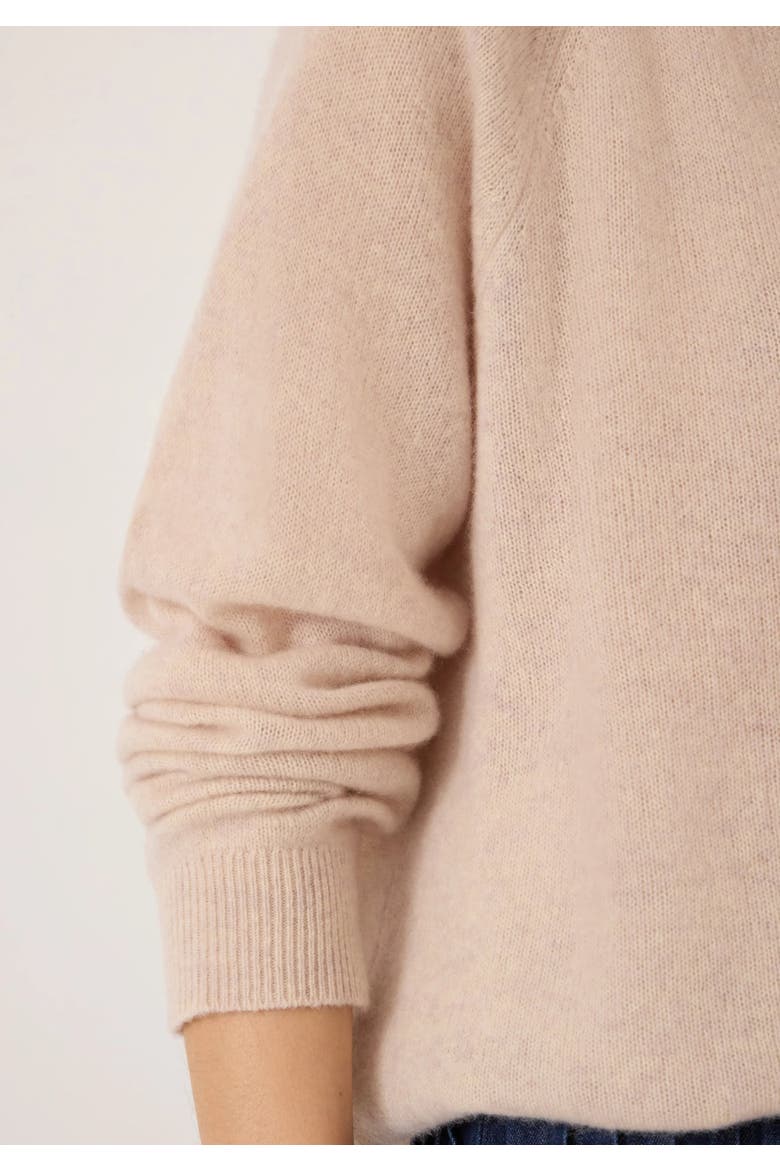 Constance Cashmere V Jumper, Alternate, color, Oatmeal