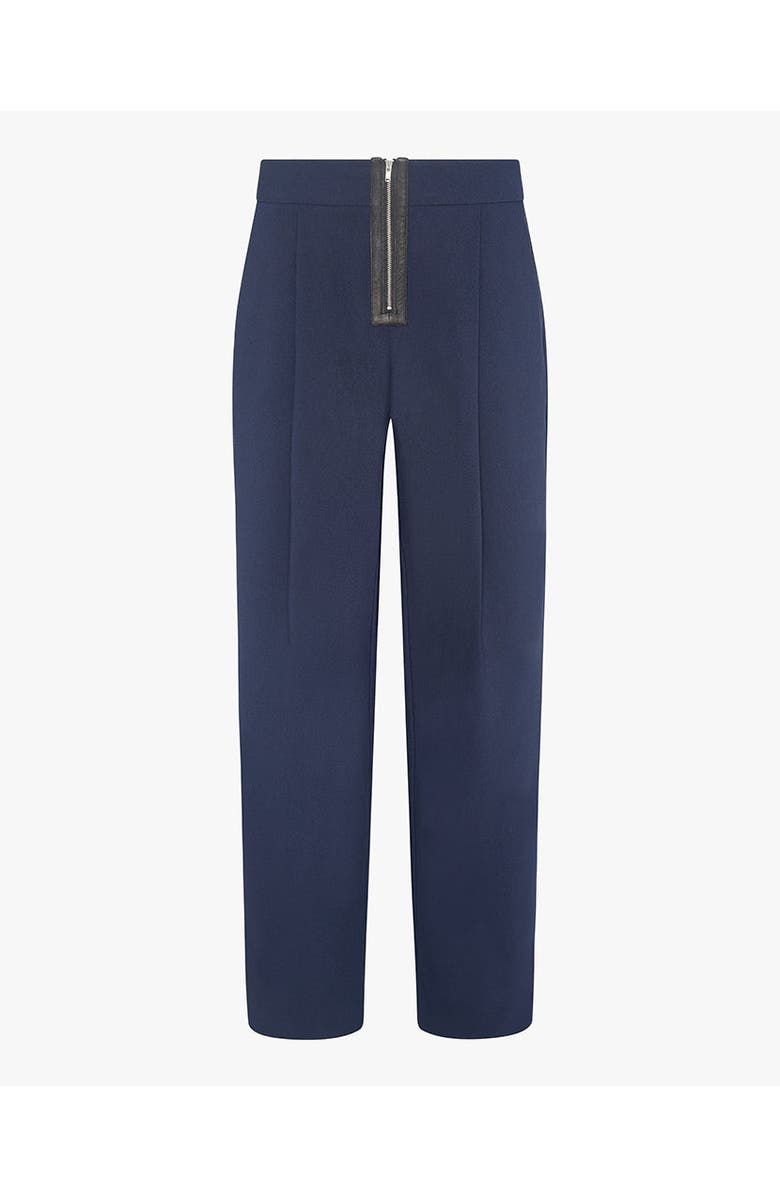 WeWoreWhat Zip Front Trouser, Alternate, color, Navy/Black