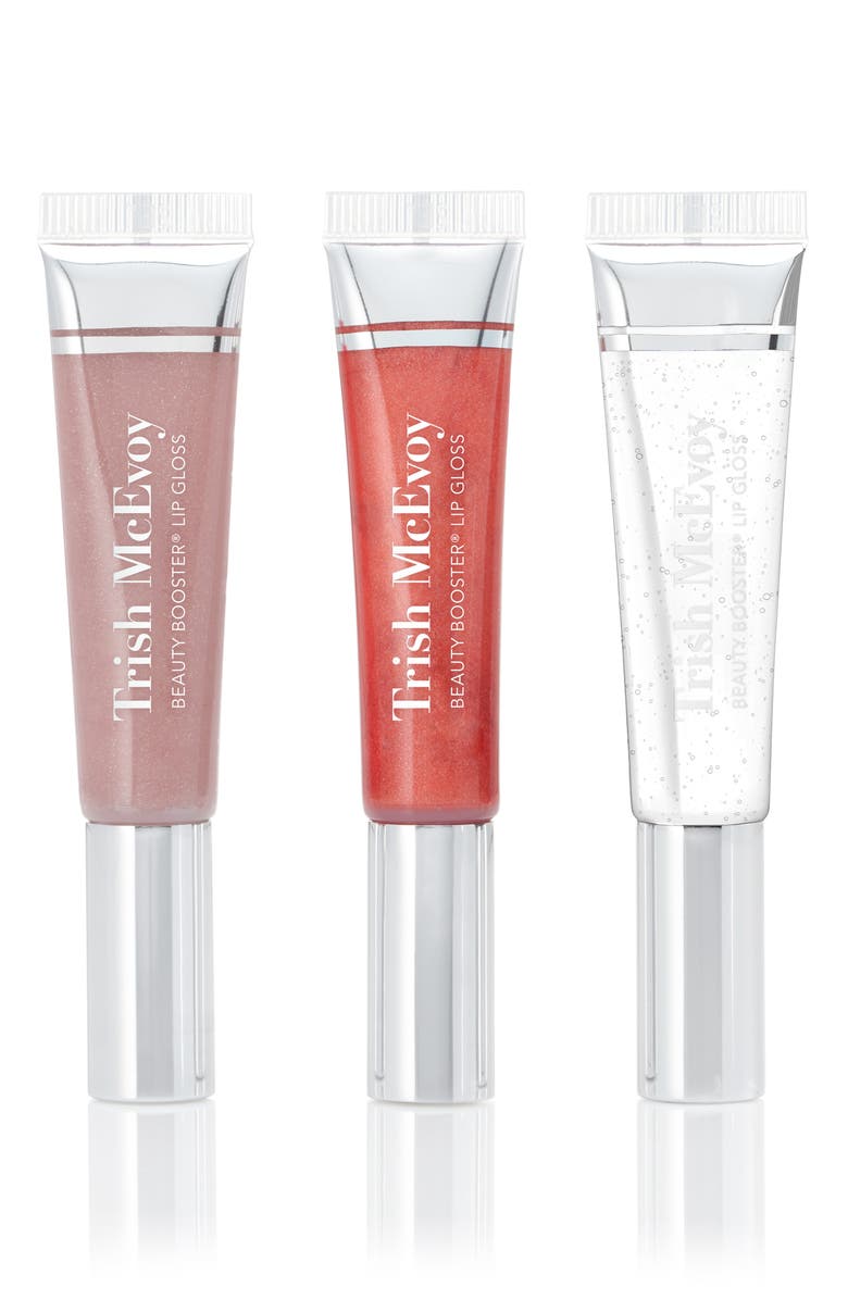 Trish McEvoy Beauty Booster<sup>®</sup> Lip Gloss Trio Set (Nordstrom Exclusive) $81 Value, Main, color, 