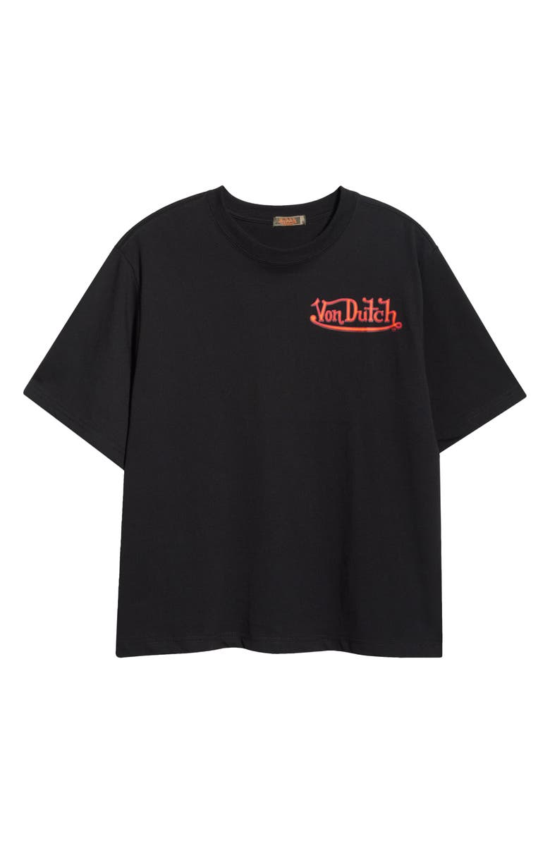 Von Dutch Oversize Graphic T-Shirt, Alternate, color, Jet Black