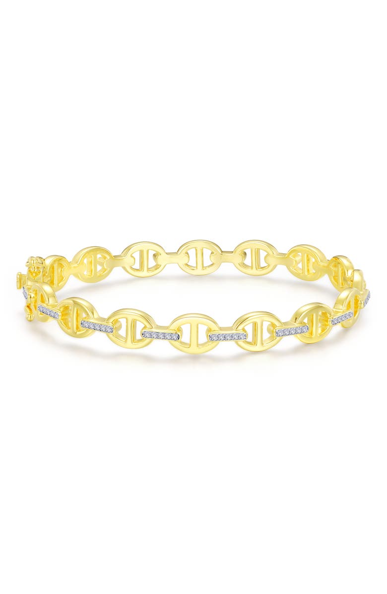 Lafonn Anchor Chain Bangle Bracelet, Main, color, Gold