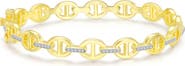 Lafonn Anchor Chain Bangle Bracelet
