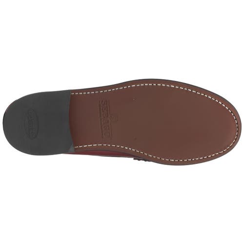 Sebago Classic Dan Pigment Loafer In Red