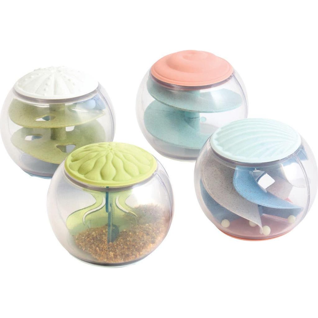 Kaplan Early Learning Company Rattle And Roll Sensory Ball In Transparent