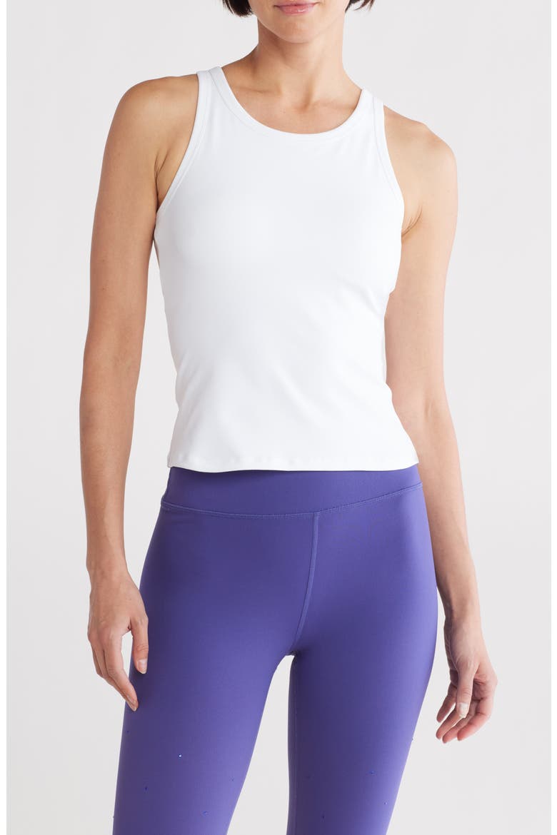 GoWalk Shelf Bra Tank, Main, color, WHITE