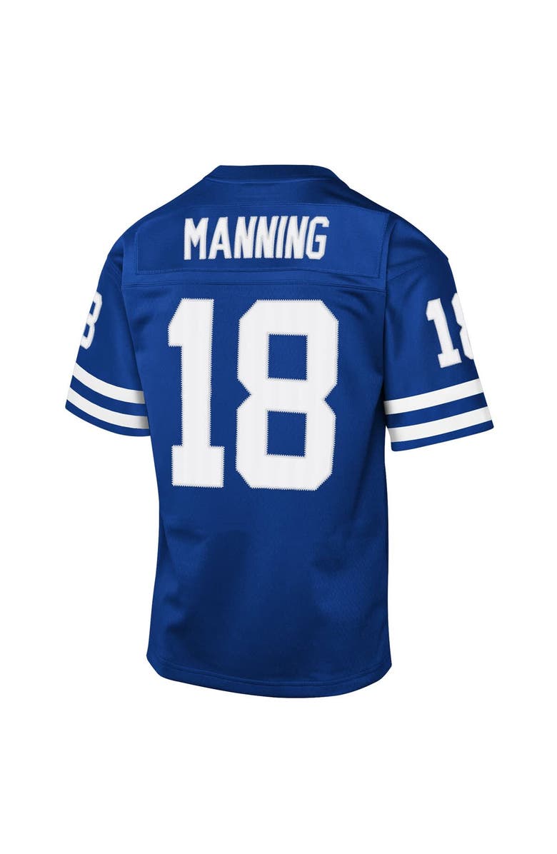 Mitchell & Ness Youth Mitchell & Ness Peyton Manning Royal Indianapolis Colts 1998 Throwback Fashion Jersey, Alternate, color, Royal