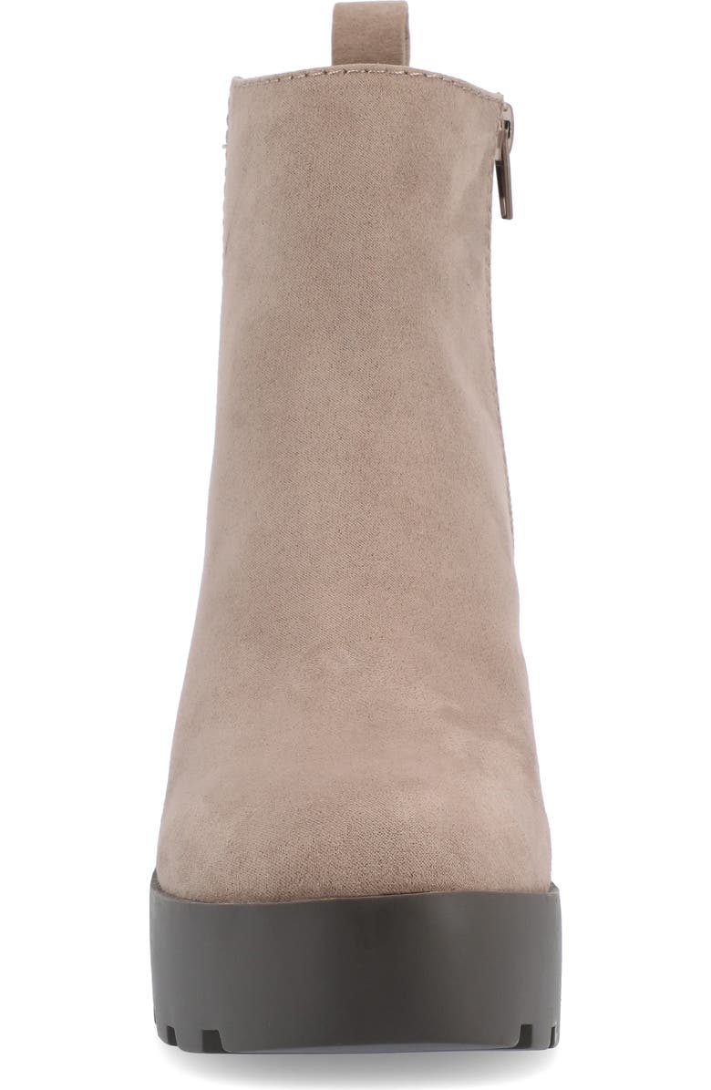 Journee Collection Cassidy Bootie, Alternate, color, Taupe