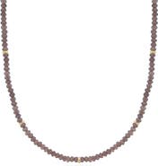 The Lovery Fine Jewelry Smoky Quartz Bead Necklace