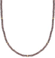 The Lovery Fine Jewelry Smoky Quartz Bead Necklace