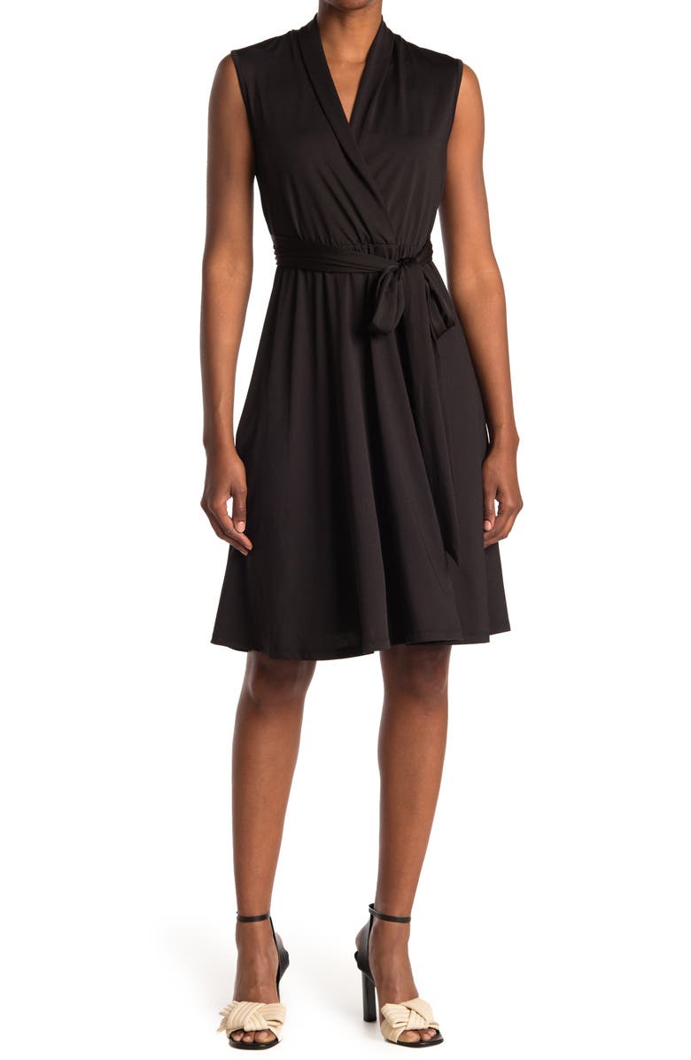 Love By Design Prescott Sleeveless Wrap Dress, Main, color, 