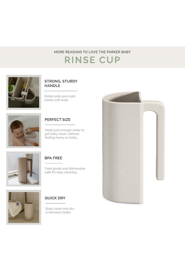 Bath Rinse Cup, Alternate, color, Snow