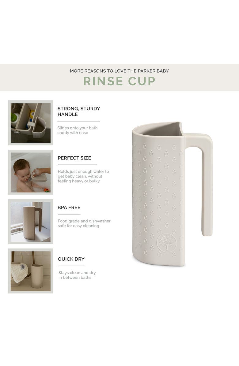 Parker Baby Co. Bath Rinse Cup, Alternate, color, Smoke