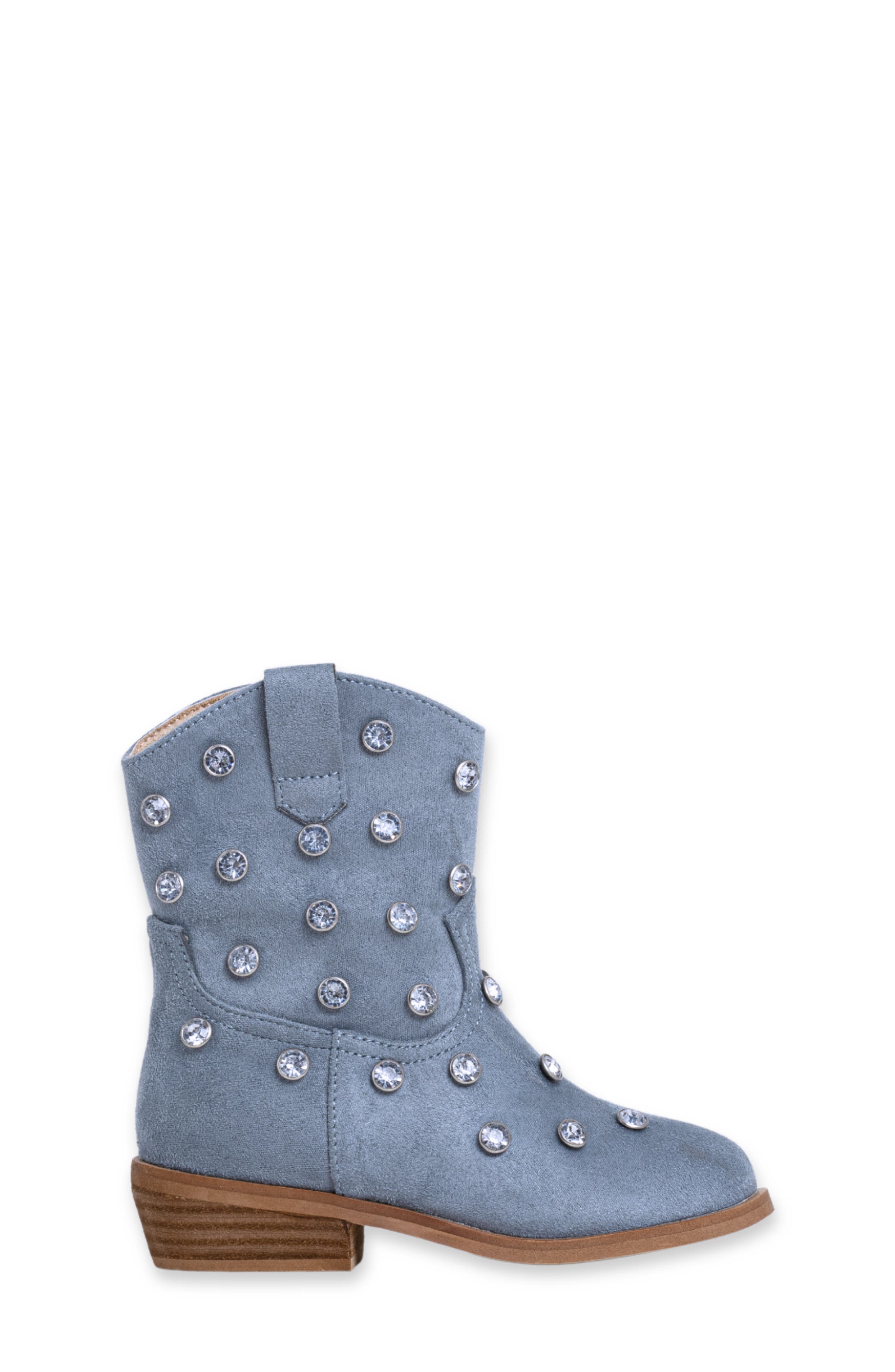 Kids' Whoopi Mini Boot, Alternate, color, LIGHT BLUE SUEDE