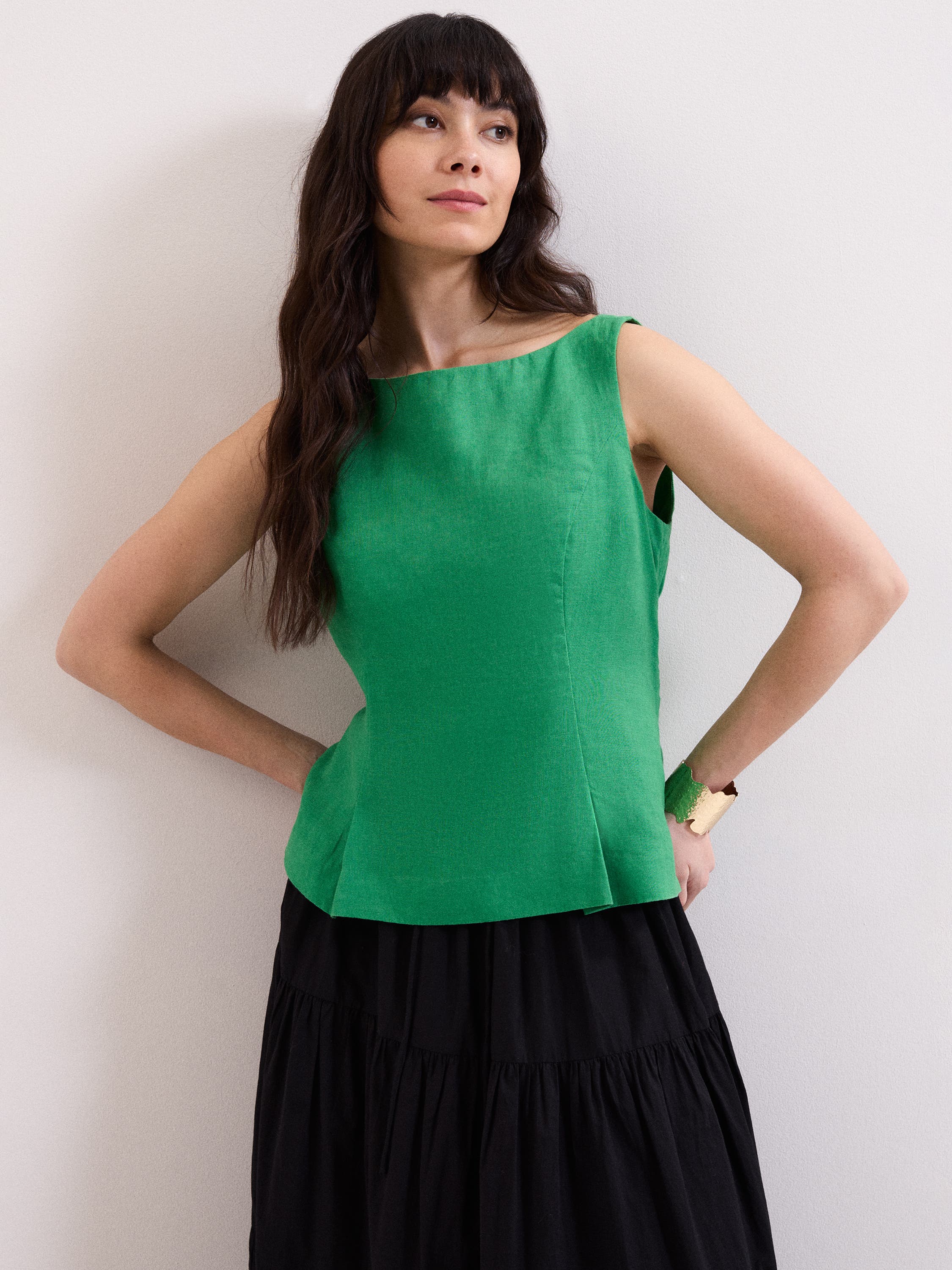 Isabelle Linen Top