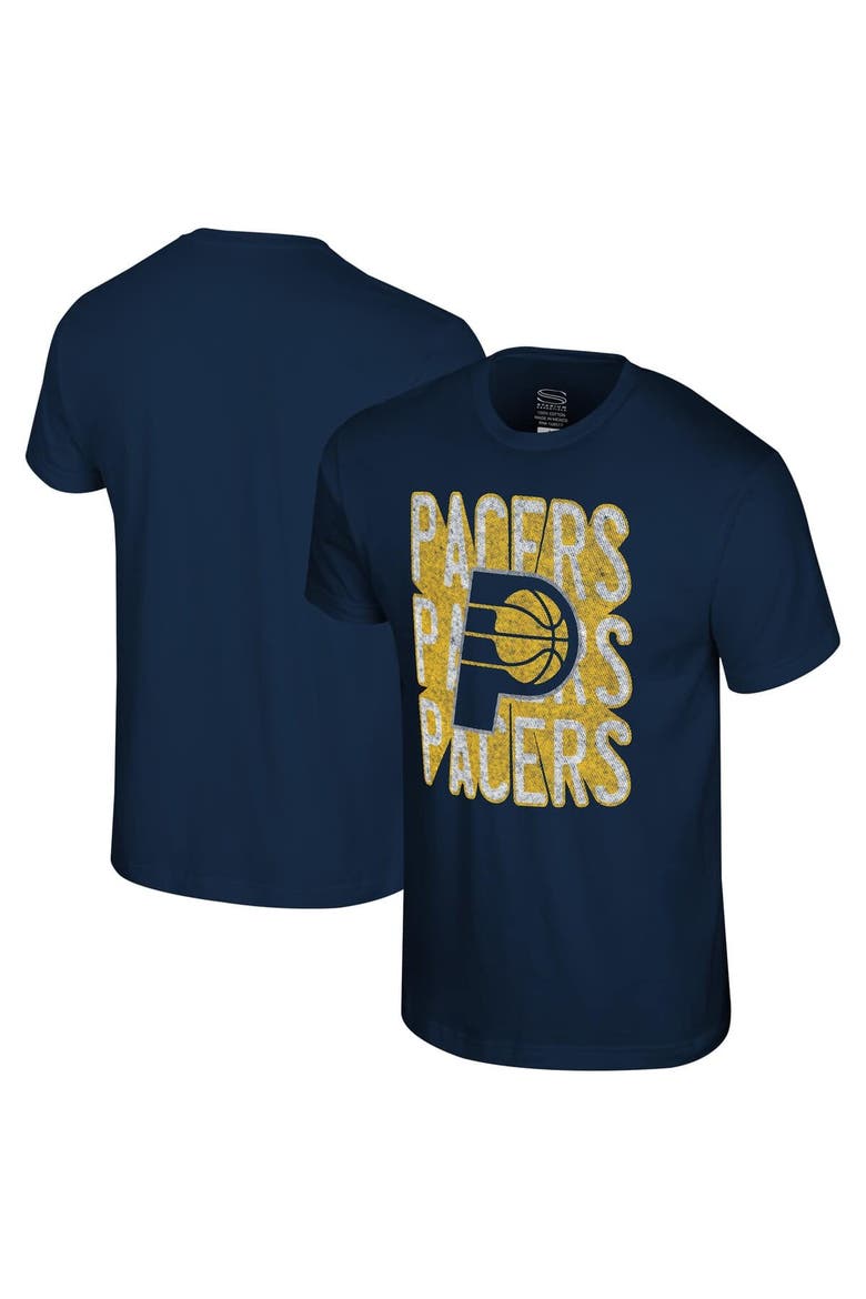Unisex Stadium Essentials  Navy Indiana Pacers Step Up T-Shirt, Main, color, Navy