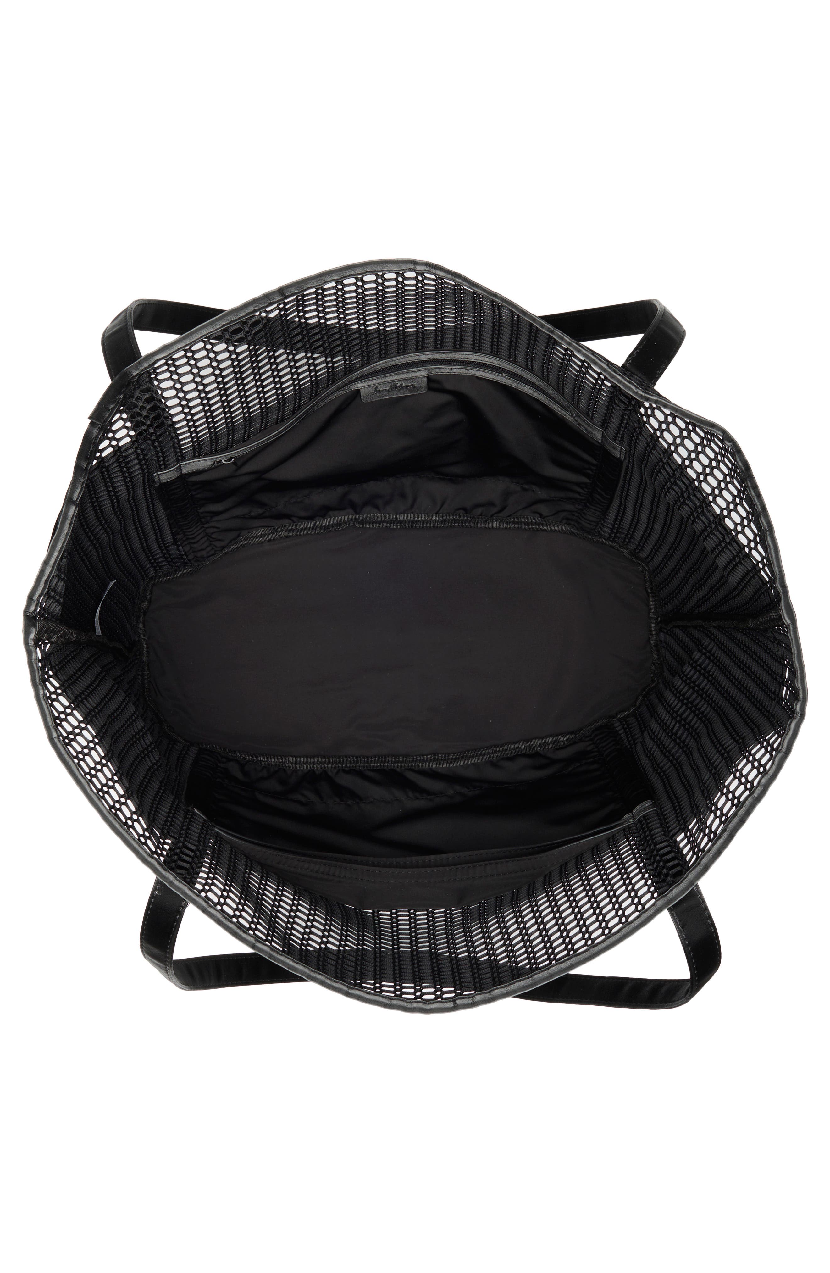Sam Edelman Kyla Mesh Tote, Alternate, color, Black