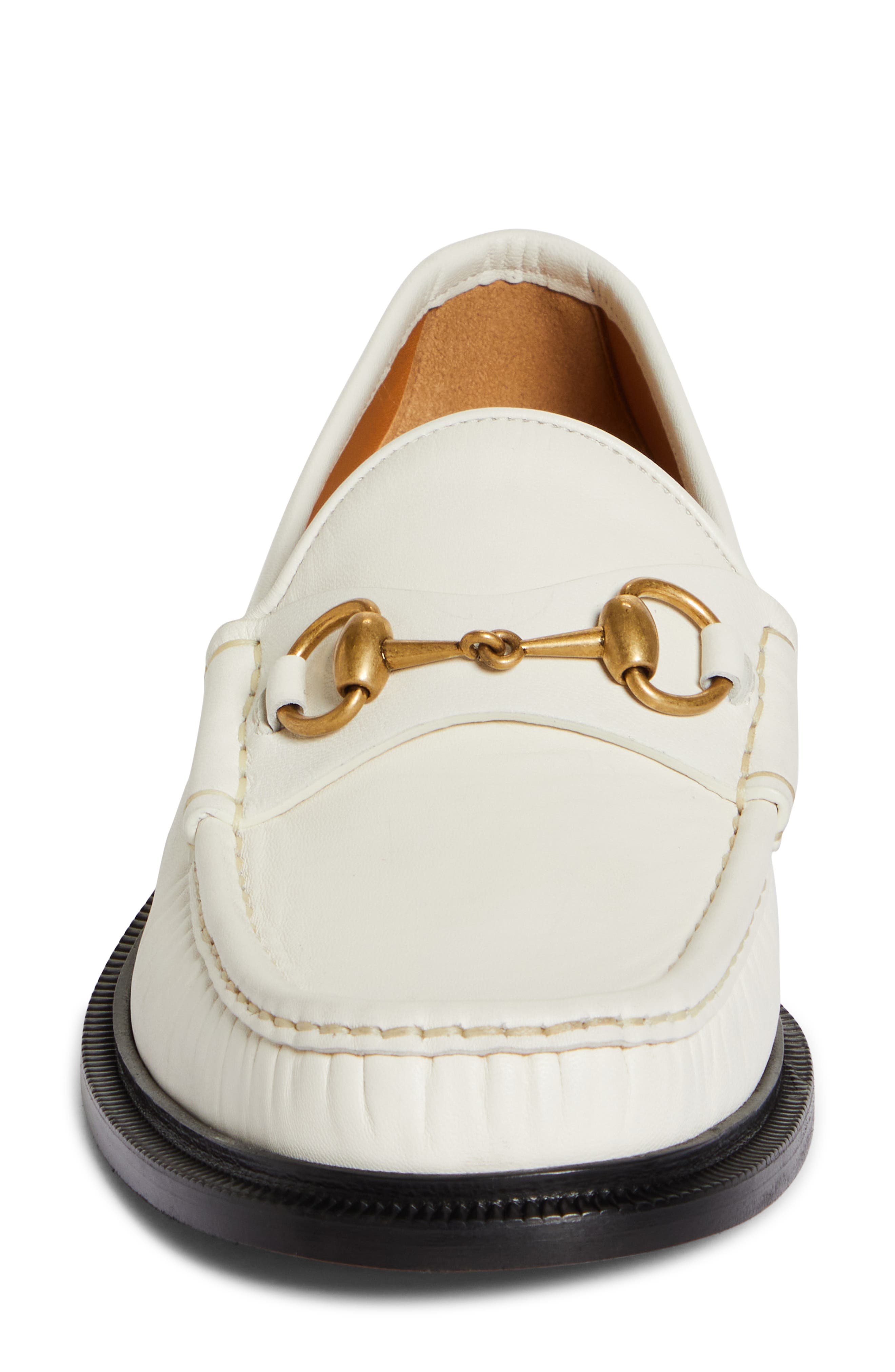Horsebit Loafer, Alternate, color, OFF WHITE