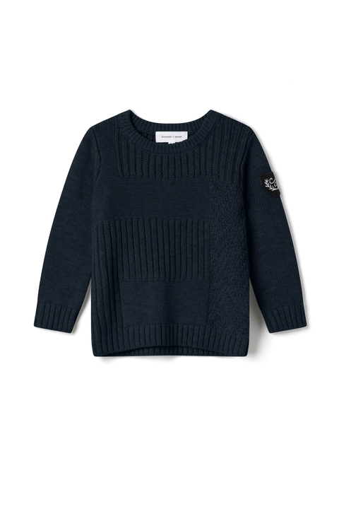 Multi Knit Long Sleeve Sweater (Toddler, Little Kid & Big Kid)