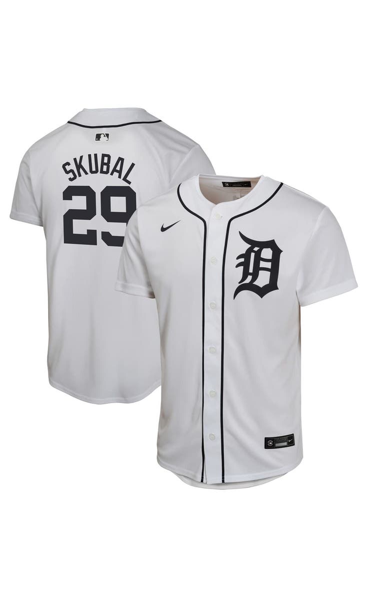 Nike Youth Nike Tarik Skubal White Detroit Tigers Home Game Player Jersey, Main, color, White