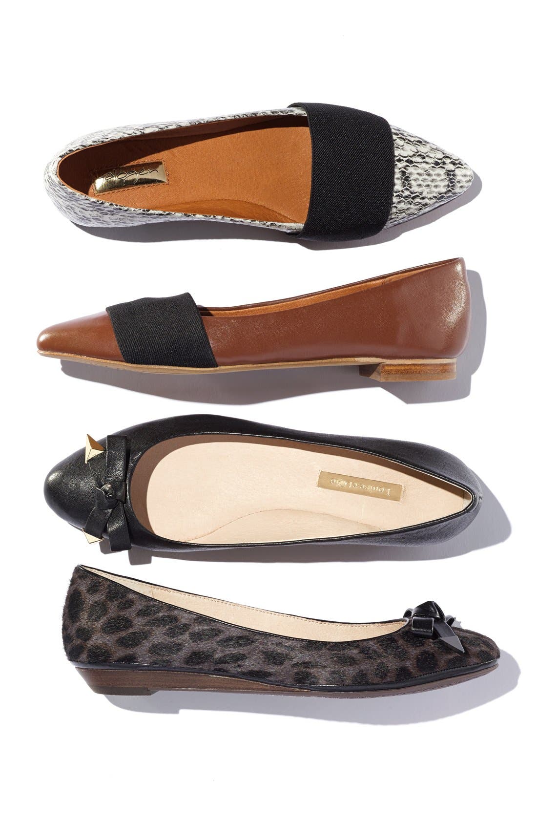 'Azalya' Mini Wedge Flat, Alternate, color, BLACK