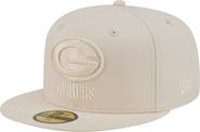 New Era Men's New Era Cream Green Bay Packers Color Pack 59FIFTY Fitted Hat