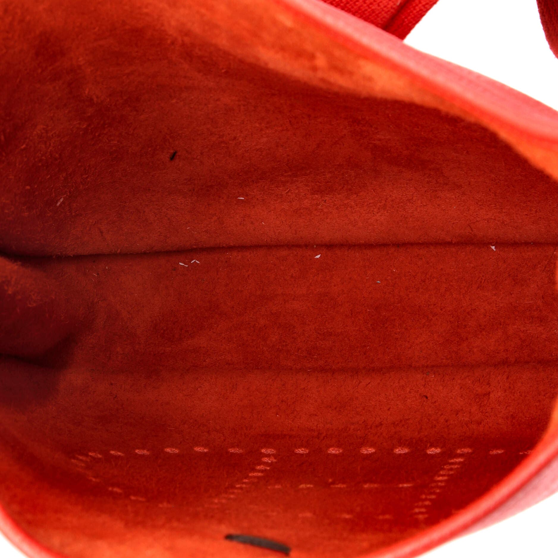 Pre-Owned Hermes Evelyne Bag Gen III Clemence PM, Alternate, color, Rouge Tomate