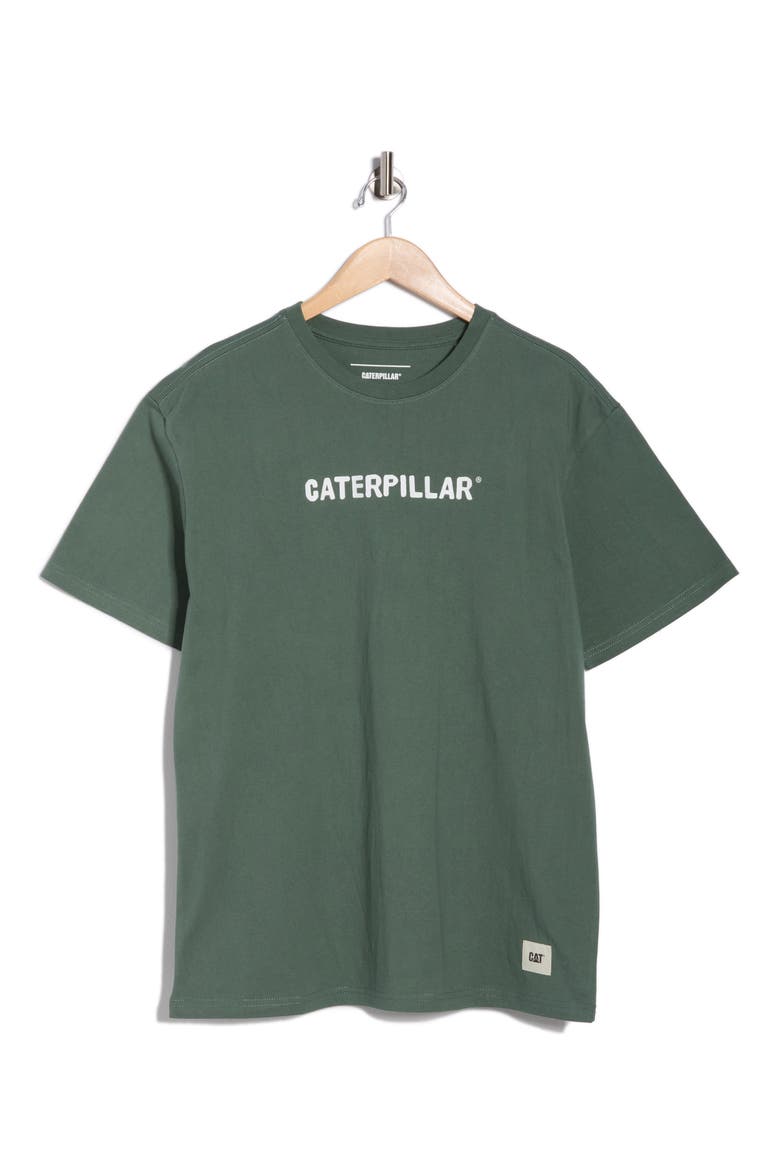 Relaxed Tractor Cotton Graphic T-Shirt, Alternate, color, DUCK GREEN