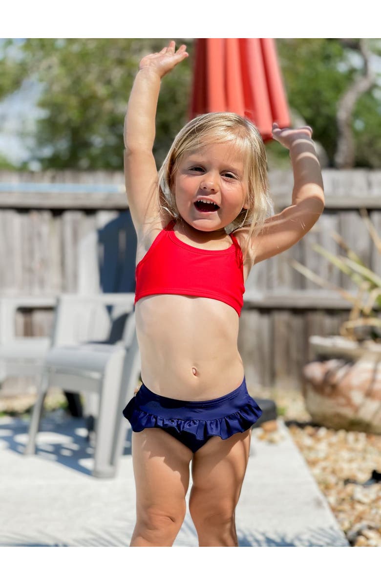 City Threads USA-Made UPF 50+ Ruffle Swim Briefs, Alternate, color, Black