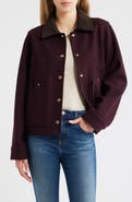 Sam Edelman Corduroy Trim Jacket