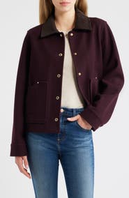 Sam Edelman Corduroy Trim Jacket
