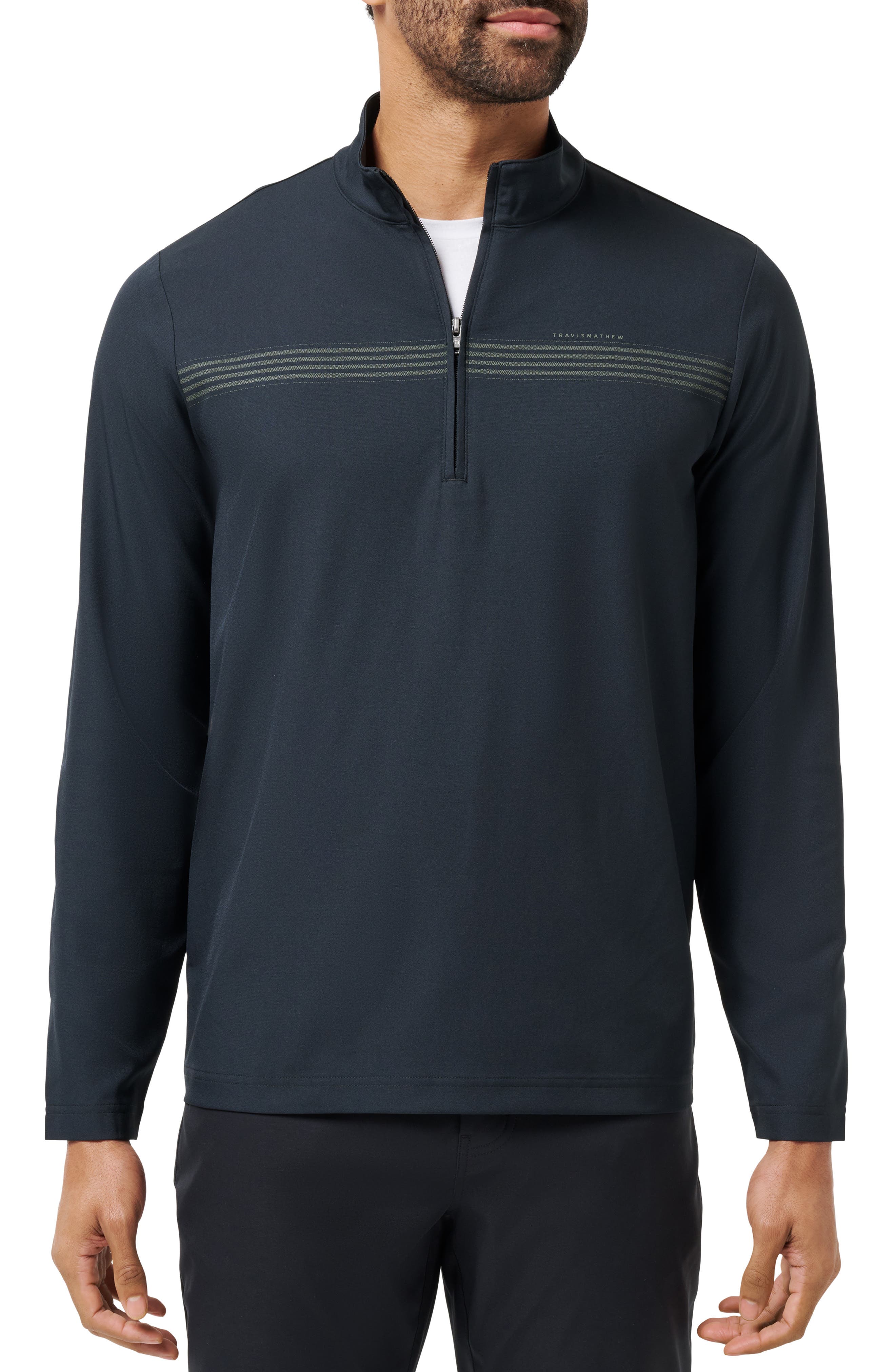 TravisMathew Quick Jaunt Quarter Zip Pullover