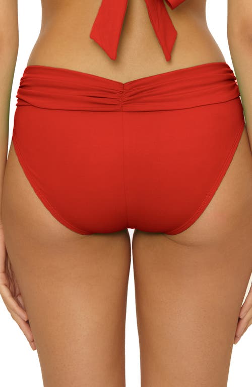 Soluna Sun Goddess Hipster Bikini Bottoms In Red