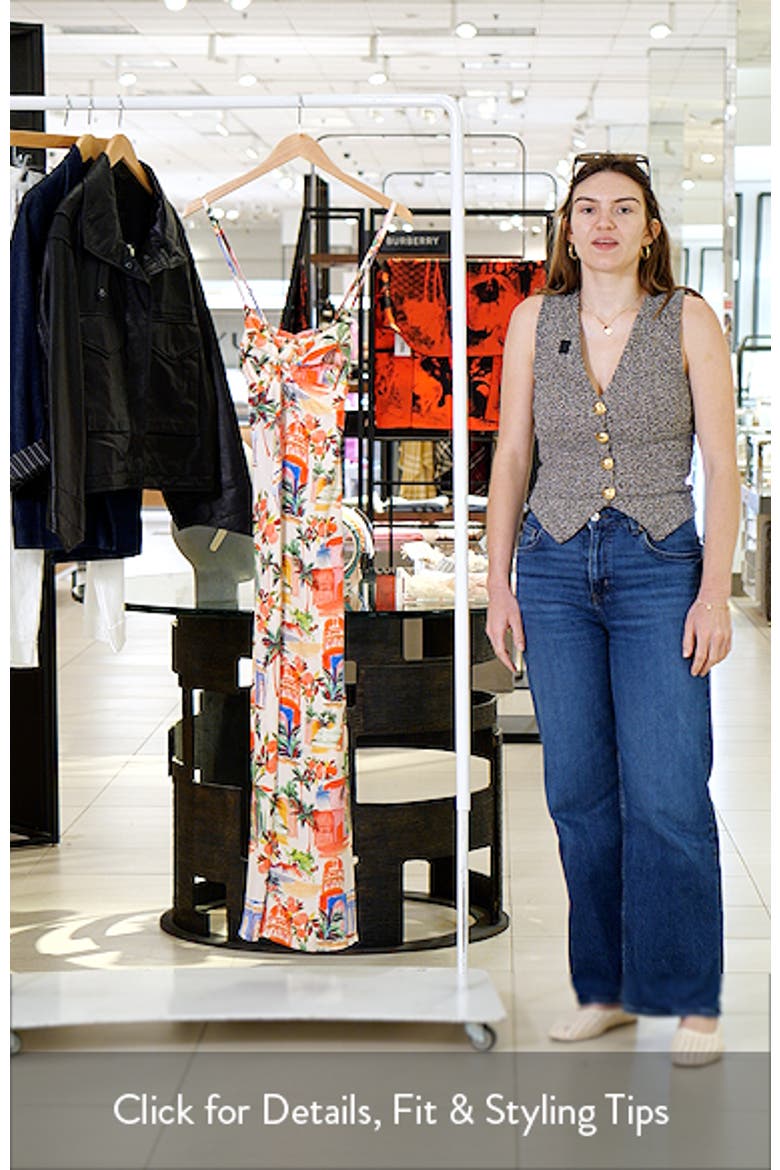 Paloma Postcard Print Dress video