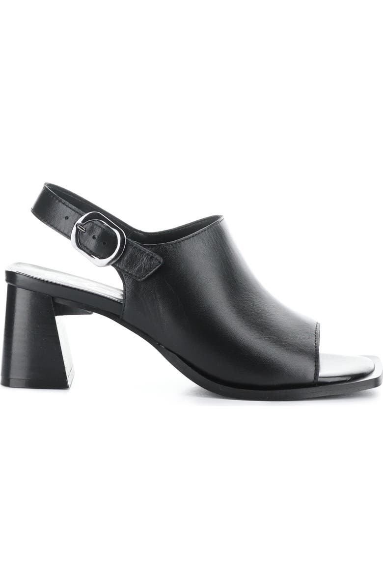 Bos. & Co. Bibi Slingback Sandal, Alternate, color, Black Nappa
