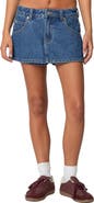 EDIKTED Talia Denim Miniskort
