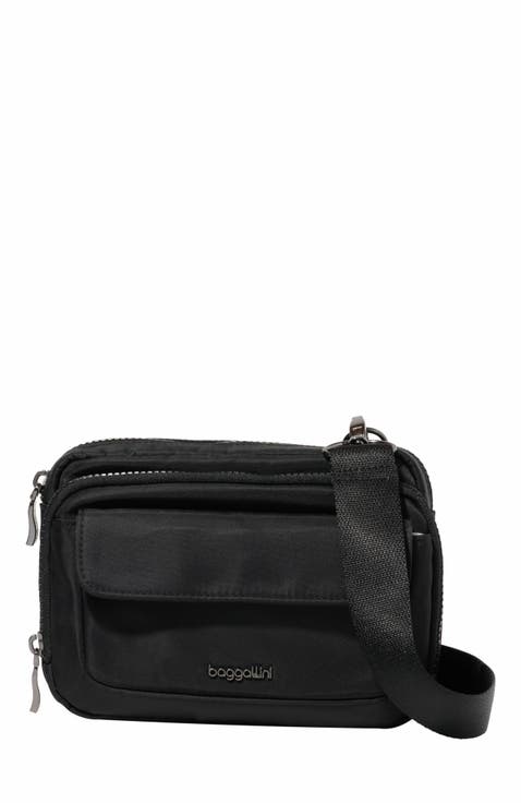 Modern Double Zip Crossbody Bag