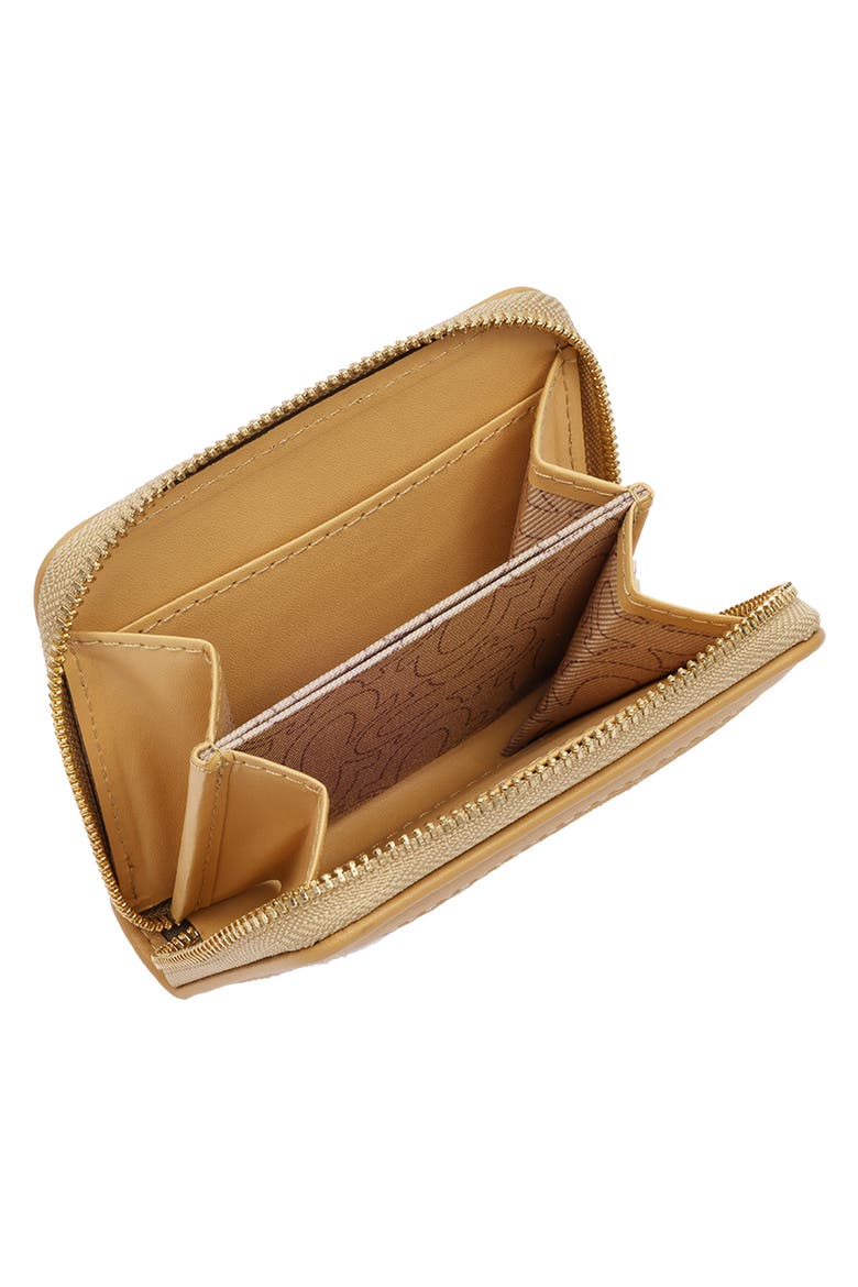 Small Frayed Edge Wallet, Alternate, color, DENIM